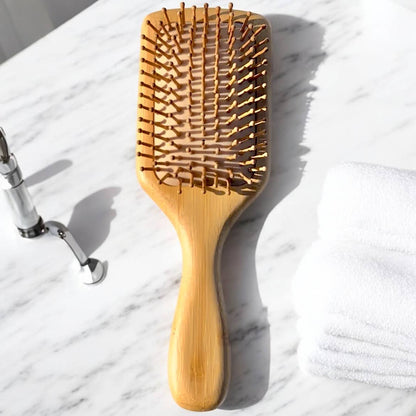 Bamboo Square Paddle Hairbrush