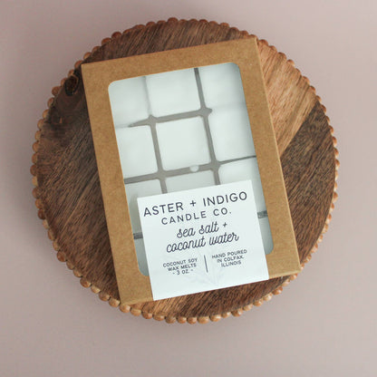 Sea Salt + Coconut Water | Coconut Soy Wax Melts