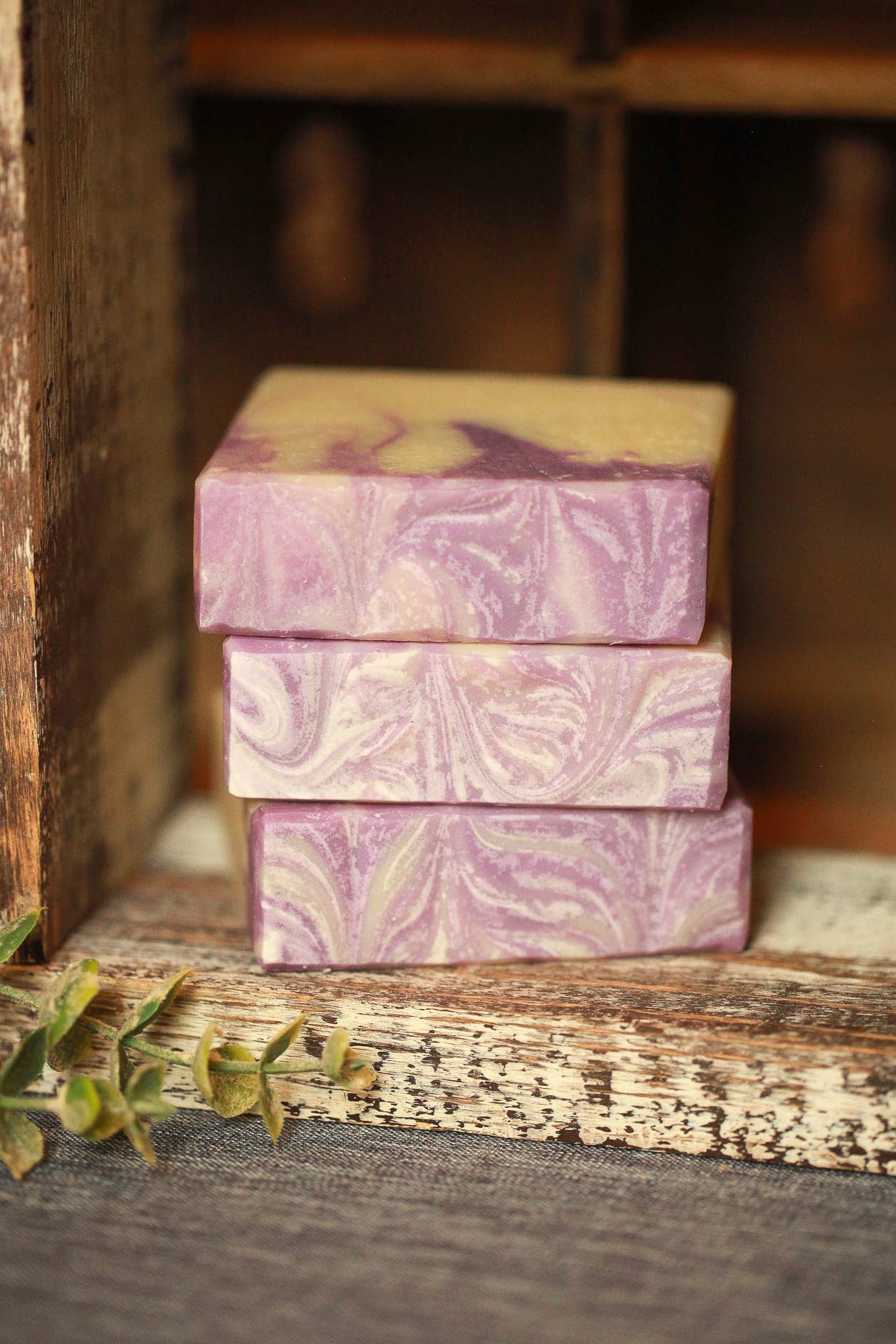 Lavender Essential Oil Cold Process Bar Soap, 4.5 oz.