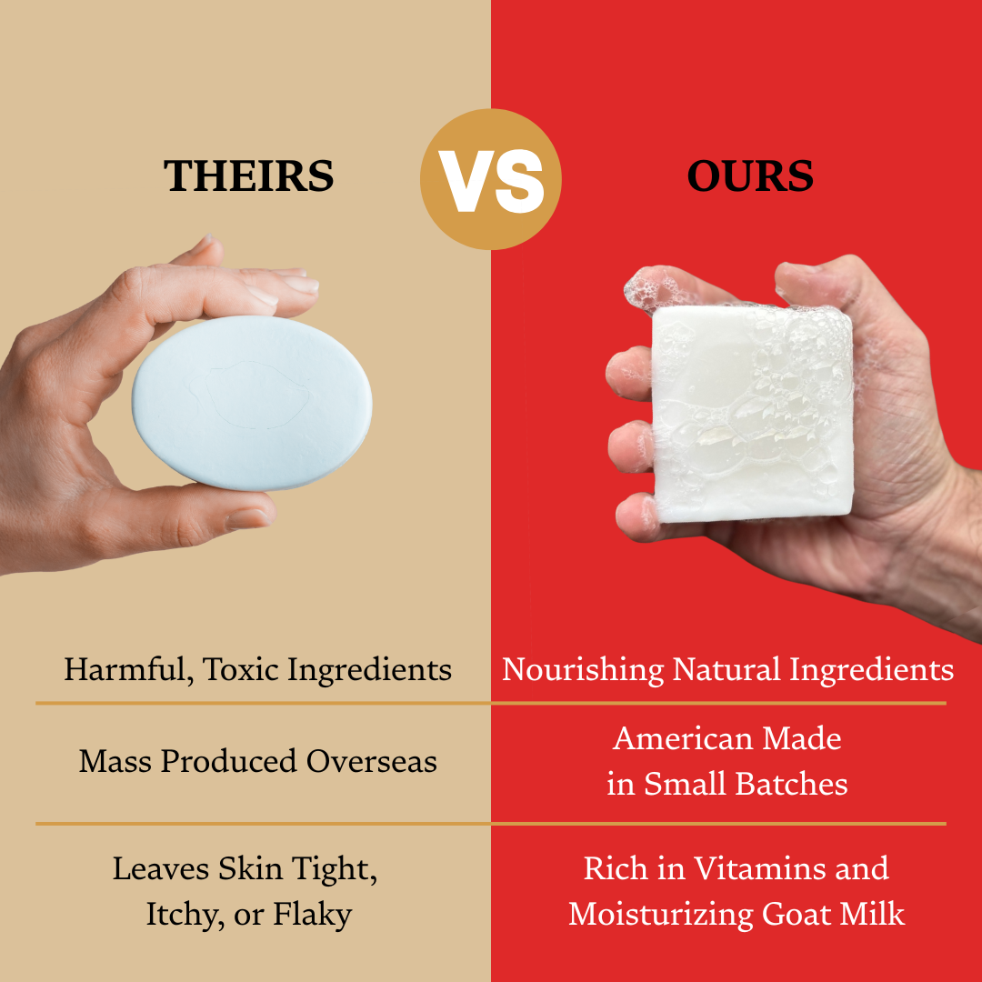 Cowhide & Bourbon Goat Milk Bar Soap