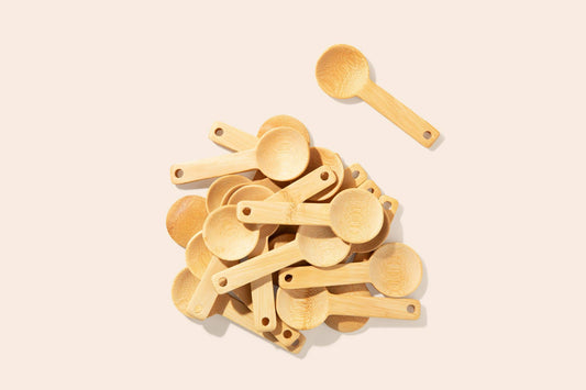 Bamboo Spoon | Circle Scoop | Skincare Essential