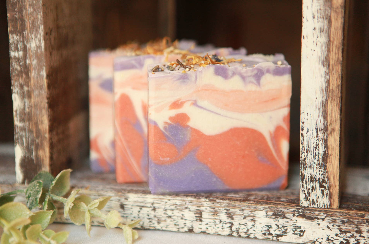 Lavender and Apricot Cold Process Bar Soap, 4.5 oz.