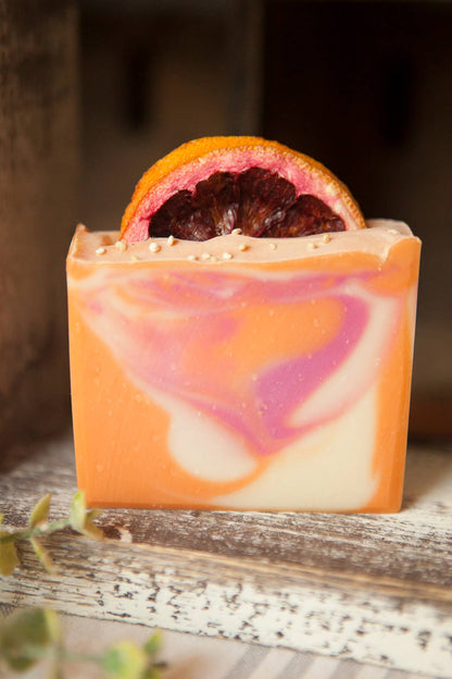 Blood Orange & Goji Berry Cold Process Bar Soap, 4.5 oz.