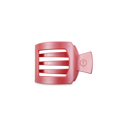 Square Flat Hair Clip | Small | Calming Coral